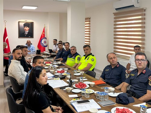 01.07.2025 Tarihinde gerçekleşen Aylık Asayiş Değerlendirme Toplantısı