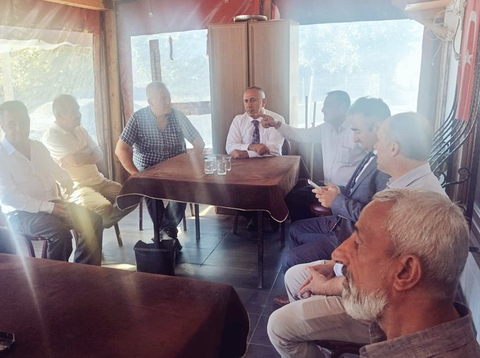Kaymakamımız Mahmut HERSANLIOĞLU  İlçemiz Durusu Romanlar Derneğini  ziyaret etti