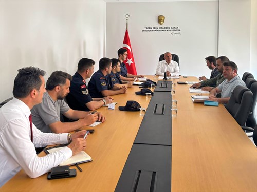 İlçemizde Yüzme Alanlarını Belirleme Komisyonu Toplantısı