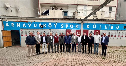 Kaymakamımız Mahmut HERSANLIOĞLU, Arnavutköy Spor Kulübünü ziyaret etti